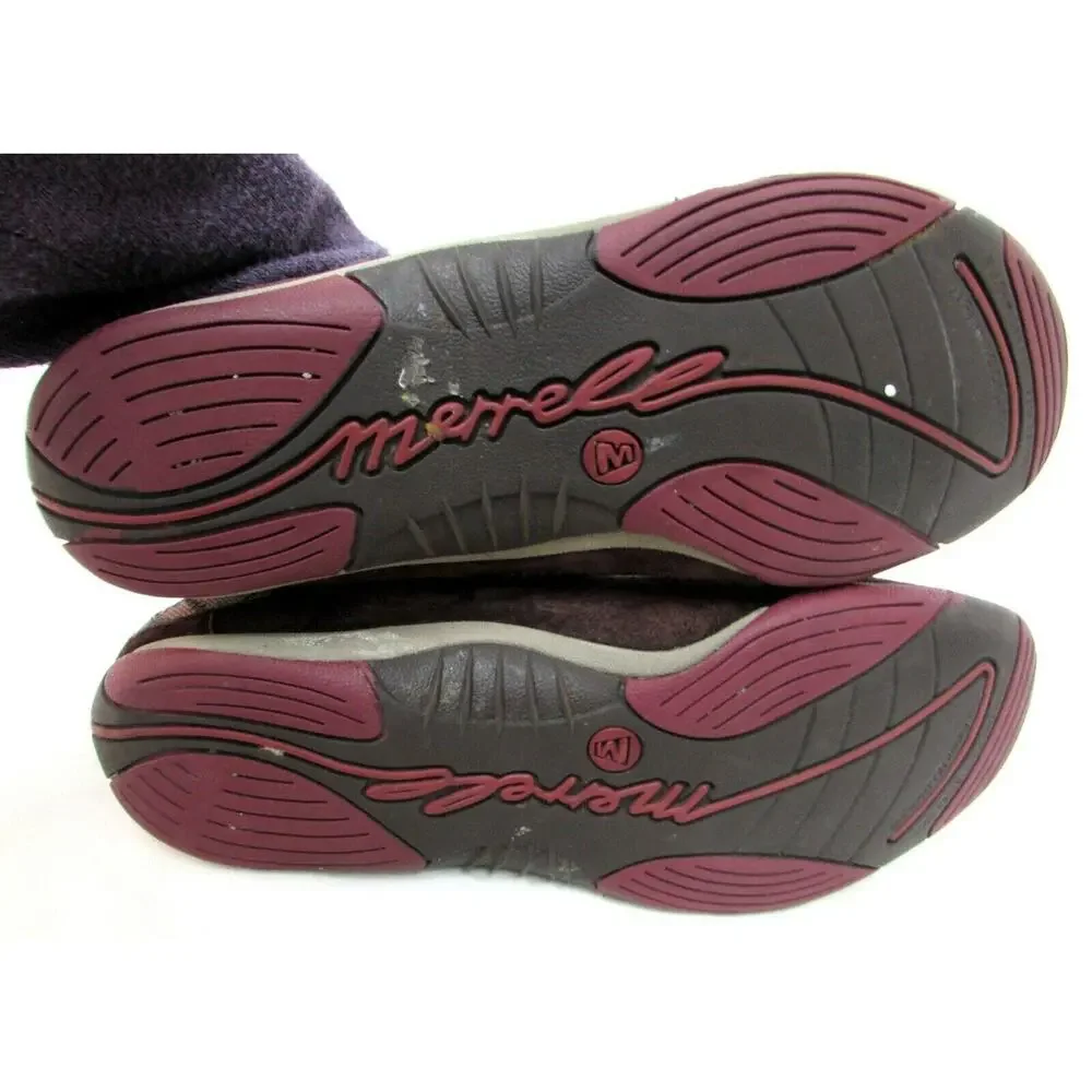 Merrell Bisect Coffee Bean brown loafers comfort flats women's size 9